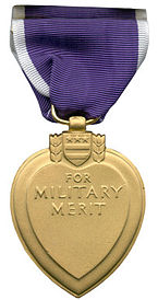 Back of Purple Heart Award. PhotoCo: www.wikipedia.org