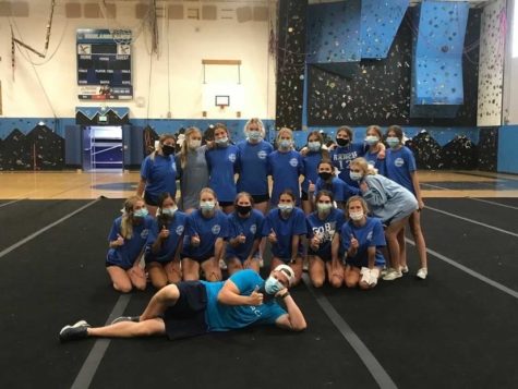 Behind the mats: a look into the cheer team