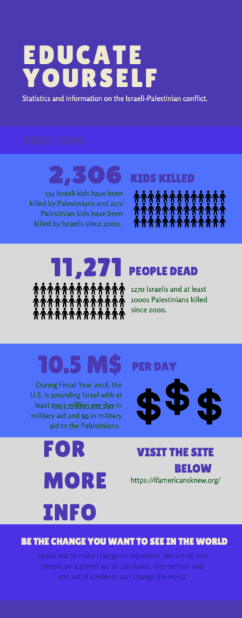 The Devastating effects our ignorance has on the world ; a look into the Israel-Palestine conflict.