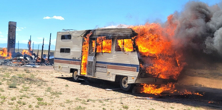 Western Colorado Wildfire destroys home, RV and Prompts Evacuations