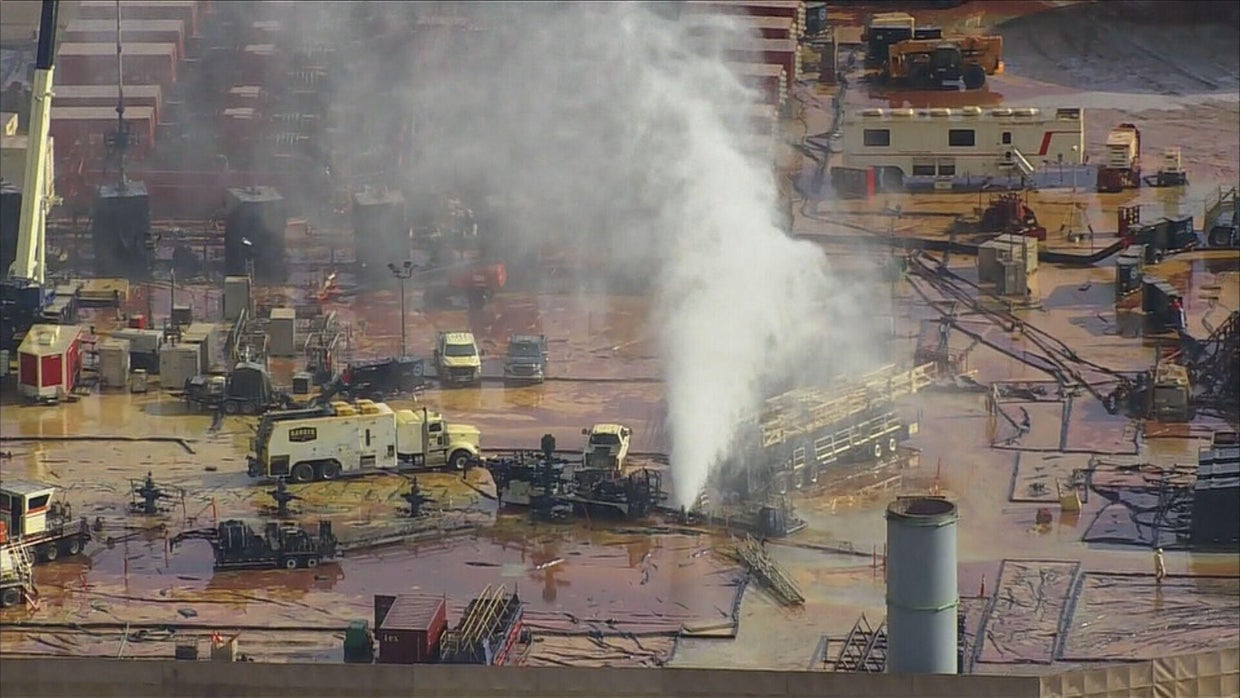 Bishop Well oil and gas pad leak