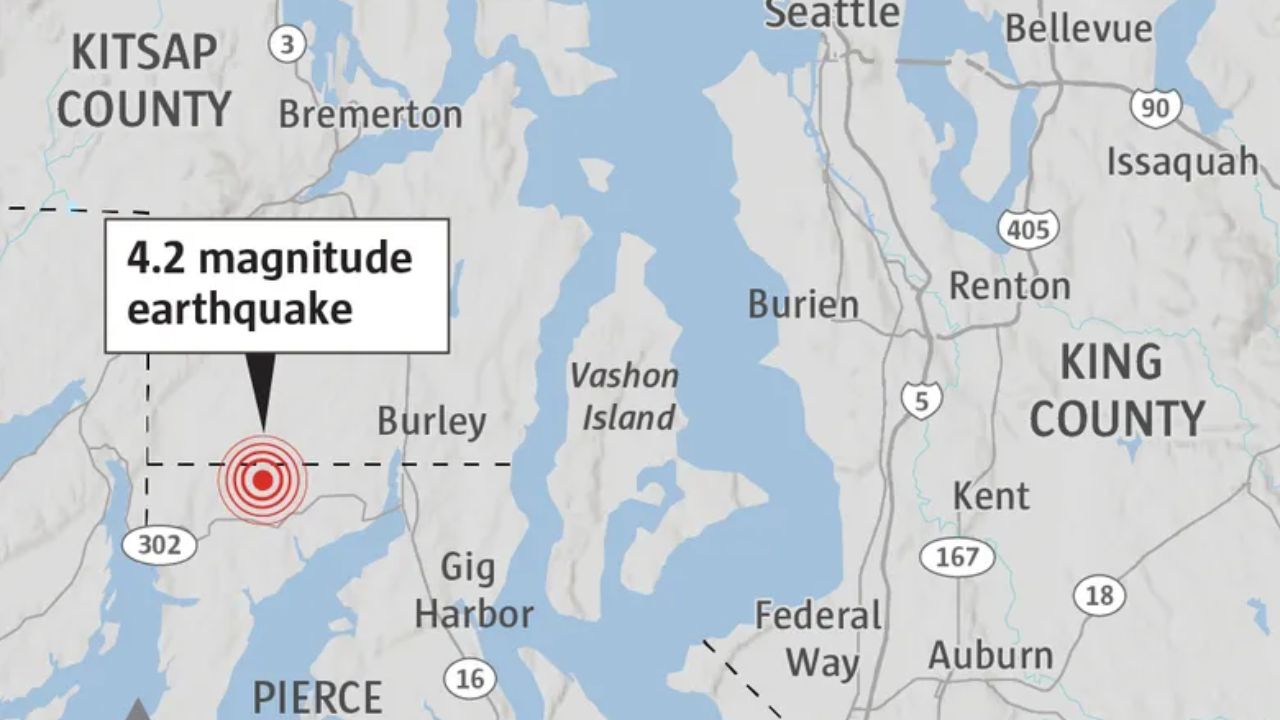 Earthquake Strikes Near Seattle Thousands Feel Magnitude 4.2 Shaking Across Washington