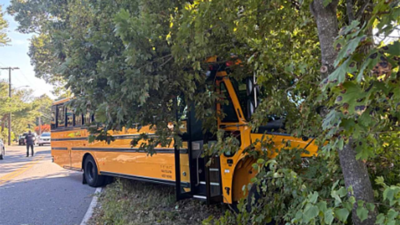 School Bus Carrying 15 Students Crashes in Westwood, Leaving Student and Driver Hospitalized