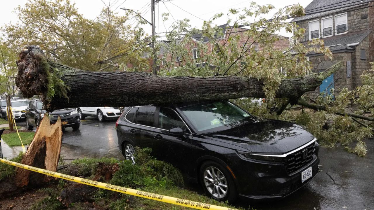 Second Round of NYC Nor’easter Leaves Homes Flooded, Trees Down and Streets Underwater