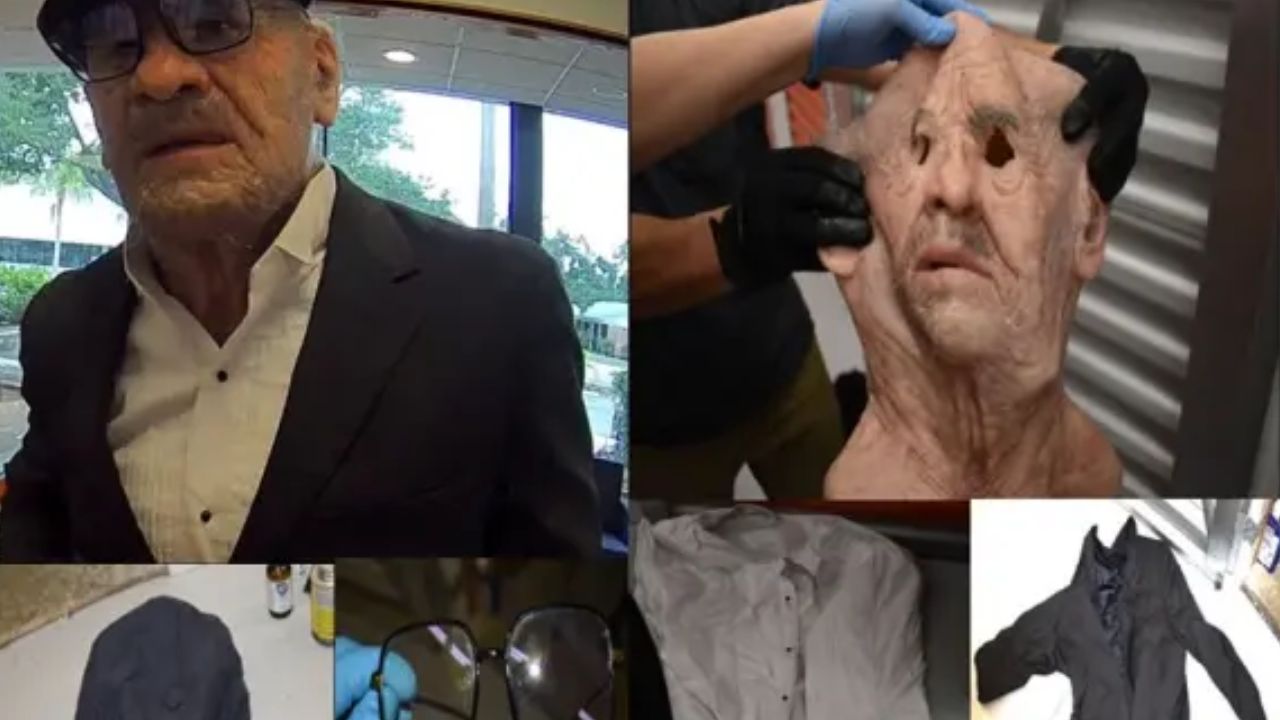 Florida Bank Robber Allegedly Repeats Same Crime 10 Years Later Wearing an ‘Old Man’ Mask